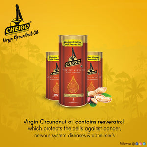 Peanut Oil (Wooden Cold Pressed Virgin Oil)