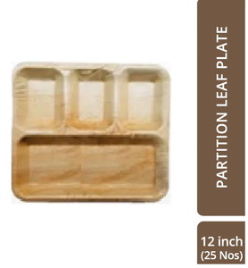 Rectangle Plate 12" x 10" - Partitioned U3L1 - (25 Pack)