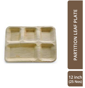 Rectangle Plates 12"x10" - Partitioned U3L2 - (25 Pack)