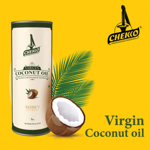 Coconut Oil (Wooden Cold Pressed Virgin Chekko Oil)