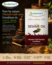 Load image into Gallery viewer, Premium Virgin Cold Pressed Sesame Oil