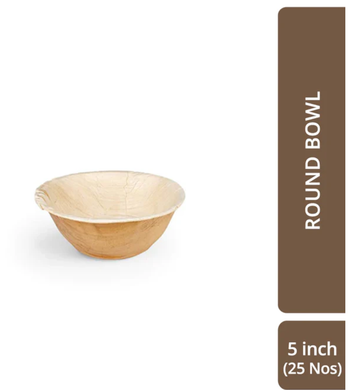 Premium Leaf Round Deep Bowl - 5