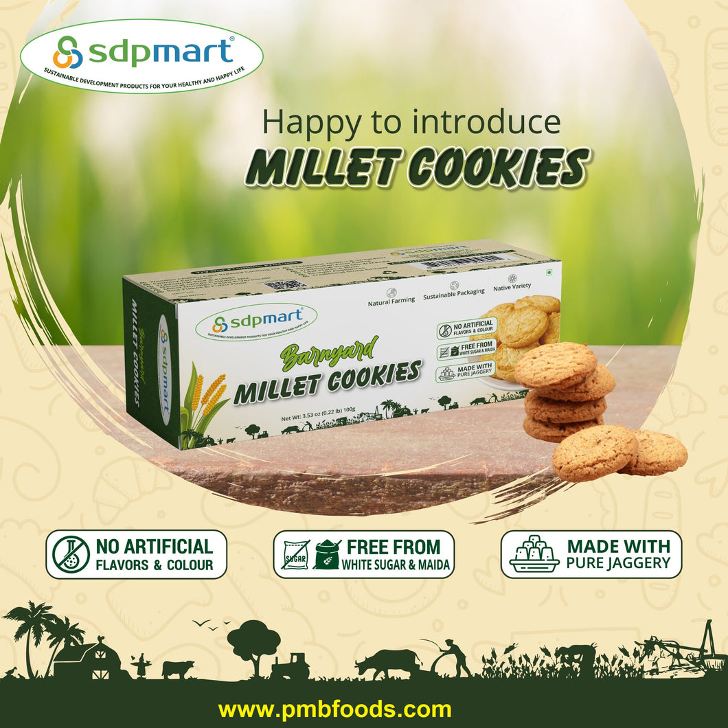 Barnham Cookies Barnyard Millet Cookies - 100grm – PMBFoods