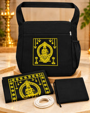 Load image into Gallery viewer, Sabarimala Ayyappa Yatra Classic Black Irumudi Bag Kit