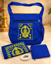 Load image into Gallery viewer, Sabarimala Ayyappa Yatra Classic Royal Blue Irumudi Bag Kit