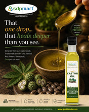 Load image into Gallery viewer, Castor Oil (Wooden Cold Pressed Virgin Oil) - 250ml