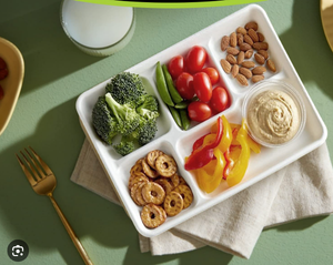 12" 5 CP Round Premium Disposable Bagasse Plates  - 50qty