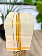 Load image into Gallery viewer, Premium Men Tissue Cotton Dhoti and Shirt