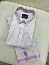 Load image into Gallery viewer, Premium Men Tissue Cotton Dhoti and Shirt