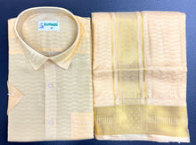 Load image into Gallery viewer, Premium Art Silk Dhoti and Shirt