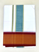 Load image into Gallery viewer, Cotton Dhoti with Design Pattern with Reversible Border