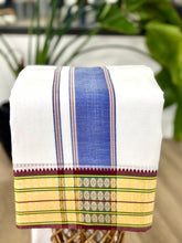 Load image into Gallery viewer, Cotton Dhoti with Design Pattern with Reversible Border