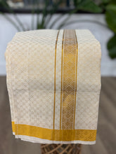 Load image into Gallery viewer, Premium Men Tissue Cotton Dhoti and Shirt