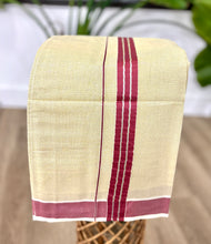 Load image into Gallery viewer, Cotton Dhoti with Color Border