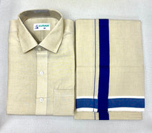 Load image into Gallery viewer, Cotton Dhoti with Color Border