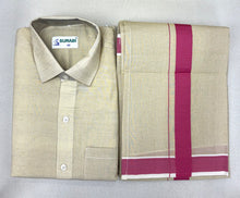 Load image into Gallery viewer, Cotton Dhoti with Color Border