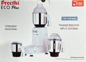 Preethi Eco Plus Mixer Grinder - 3 Jar