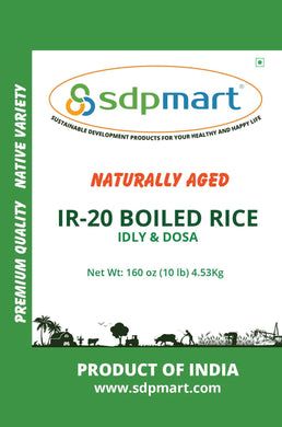 Premium IR-20 Boiled Rice (Idly/Dosa) - 10 Lbs