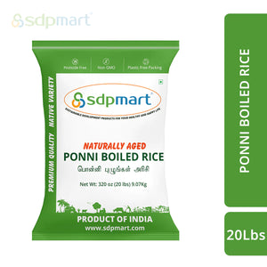 Premium Ponni Boiled Rice - 20 Lbs